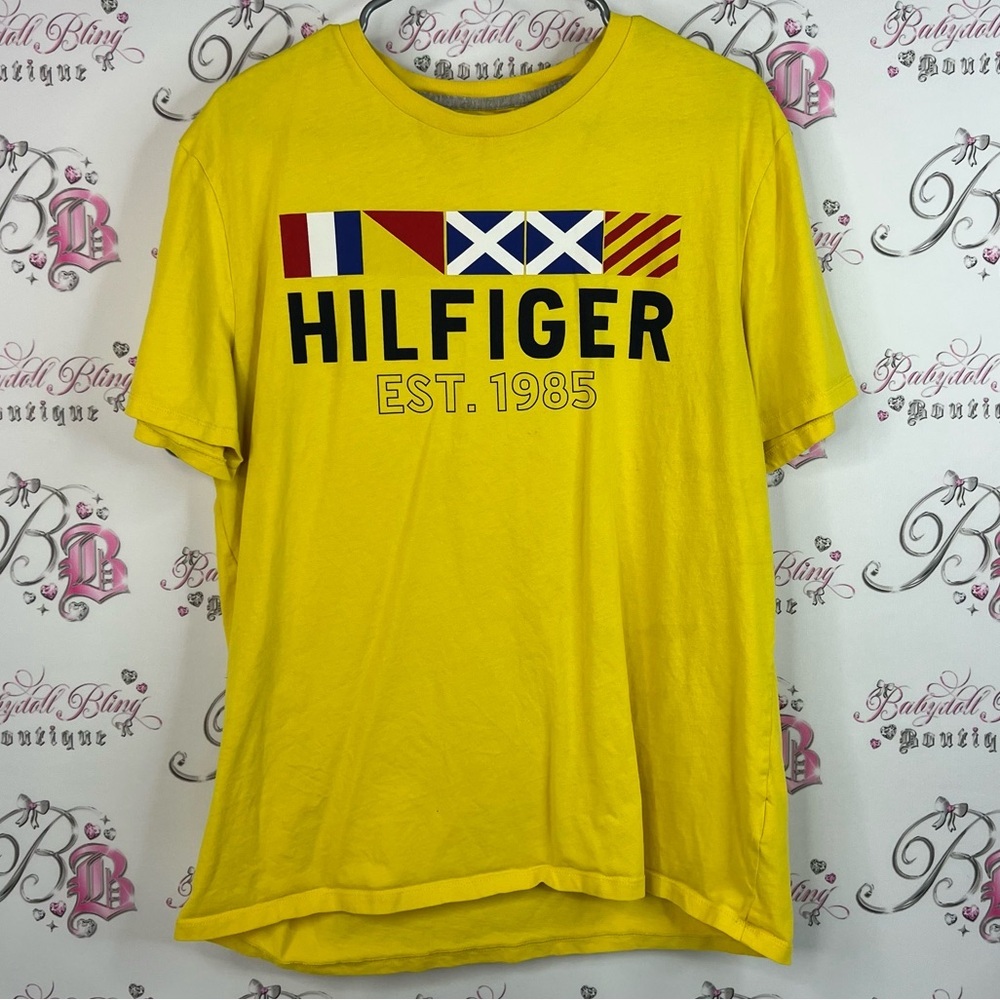 Tommy Hilfiger tshirt tee Tommy Bright Yellow Nautical T-Shirt